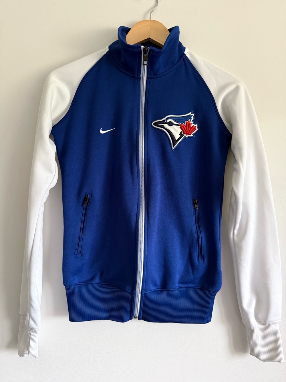 Nike Toronto Blue Jays Blue and White Women's Team Track Jacket